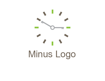 keys in clock rental logo
