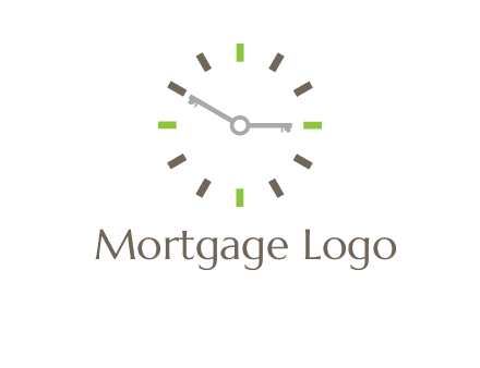 keys in clock rental logo