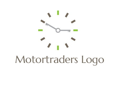 keys in clock rental logo