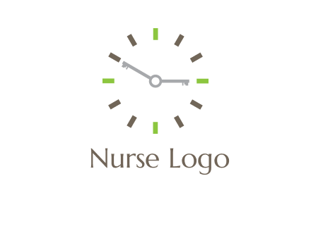 keys in clock rental logo