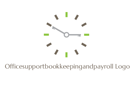 keys in clock rental logo