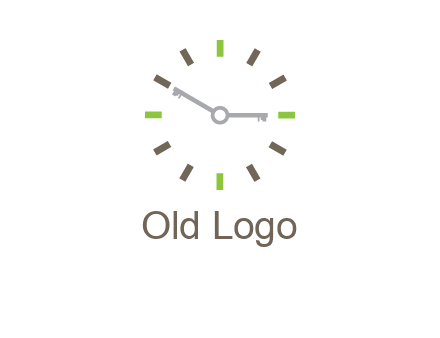 keys in clock rental logo