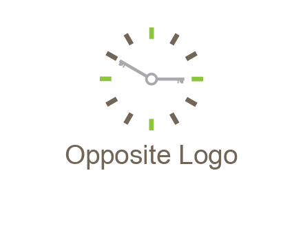 keys in clock rental logo