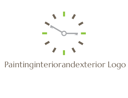 keys in clock rental logo