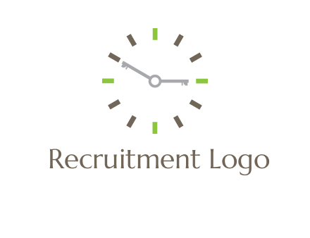 keys in clock rental logo