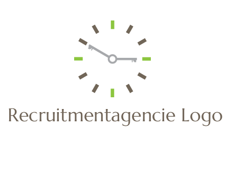 keys in clock rental logo