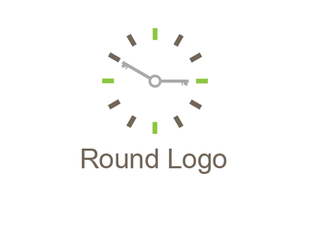keys in clock rental logo
