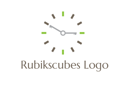 keys in clock rental logo