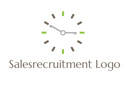 keys in clock rental logo
