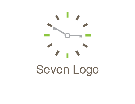 keys in clock rental logo