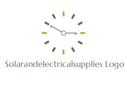 keys in clock rental logo