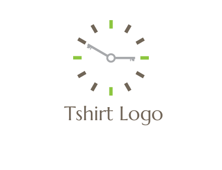 keys in clock rental logo