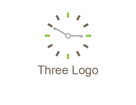 keys in clock rental logo