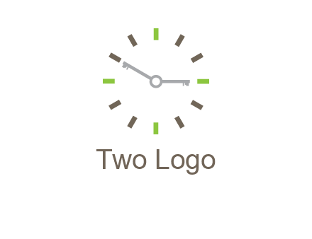 keys in clock rental logo