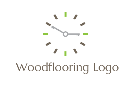 keys in clock rental logo
