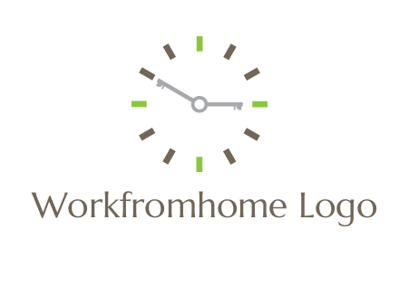 keys in clock rental logo
