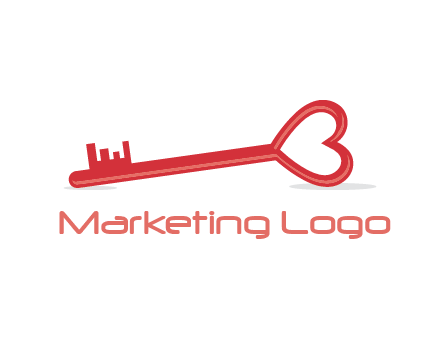 key with heart matchmaking logo
