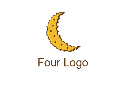 moon shaped cracker logo