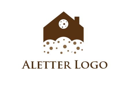 home cookie food logo