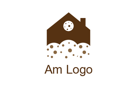 home cookie food logo