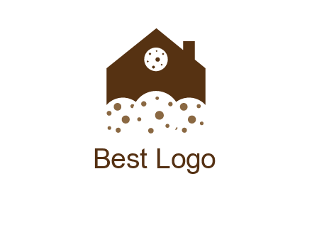 home cookie food logo