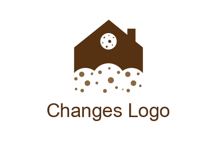home cookie food logo