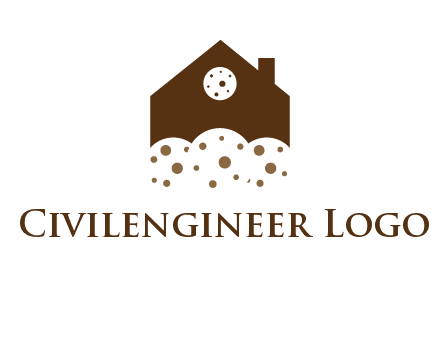 home cookie food logo