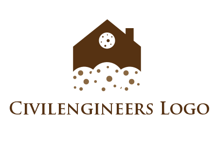 home cookie food logo