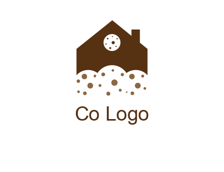 home cookie food logo