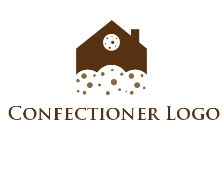 home cookie food logo