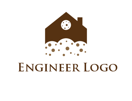 home cookie food logo