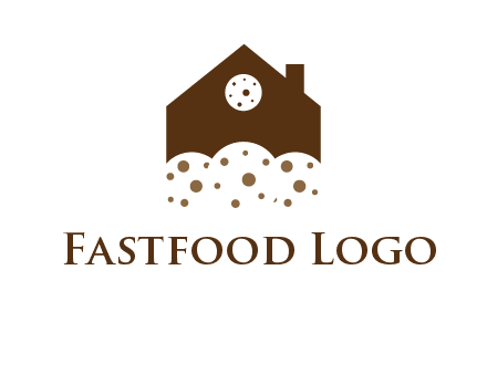 home cookie food logo