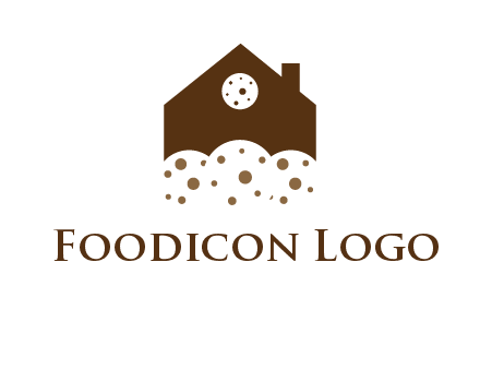 home cookie food logo