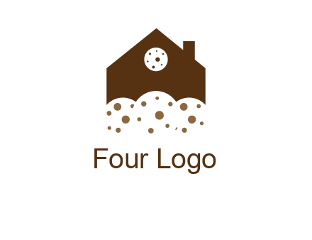 home cookie food logo