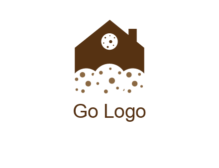 home cookie food logo