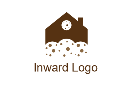 home cookie food logo