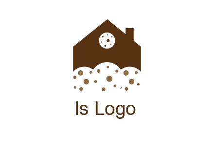 home cookie food logo