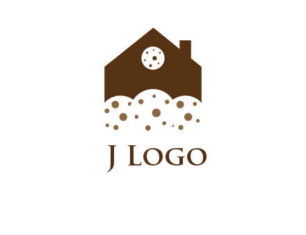 home cookie food logo