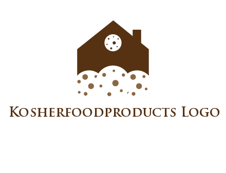 home cookie food logo