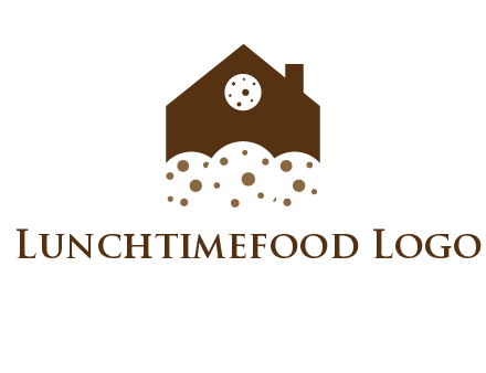 home cookie food logo