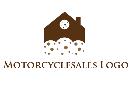 home cookie food logo
