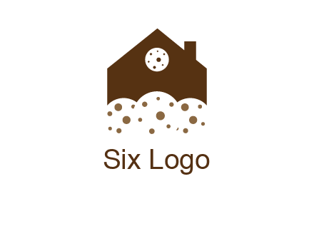 home cookie food logo