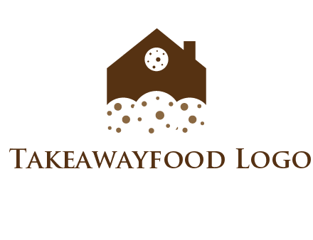 home cookie food logo