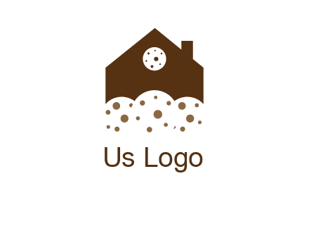 home cookie food logo