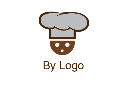 cookie with chef hat food logo