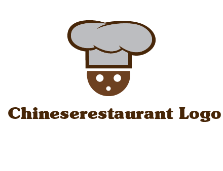 cookie with chef hat food logo
