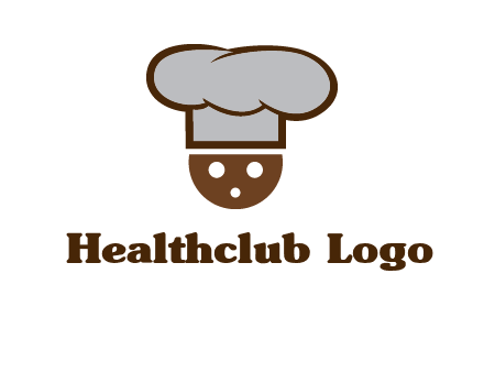 cookie with chef hat food logo