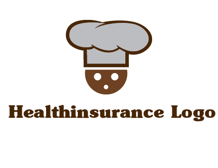 cookie with chef hat food logo