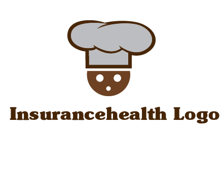 cookie with chef hat food logo
