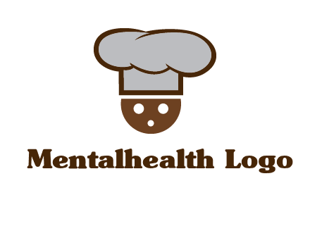 cookie with chef hat food logo